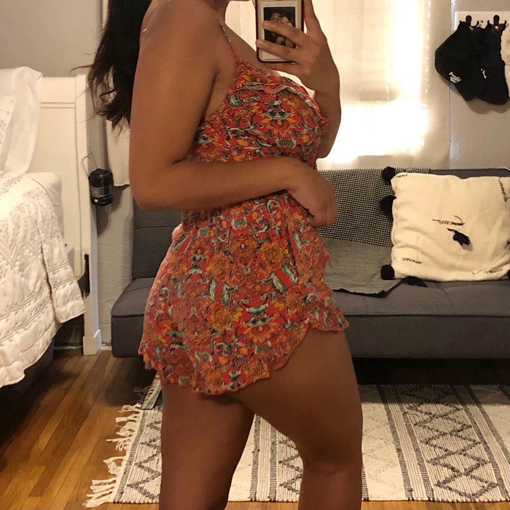 Floral Mini Romper - Picture 2 of 3